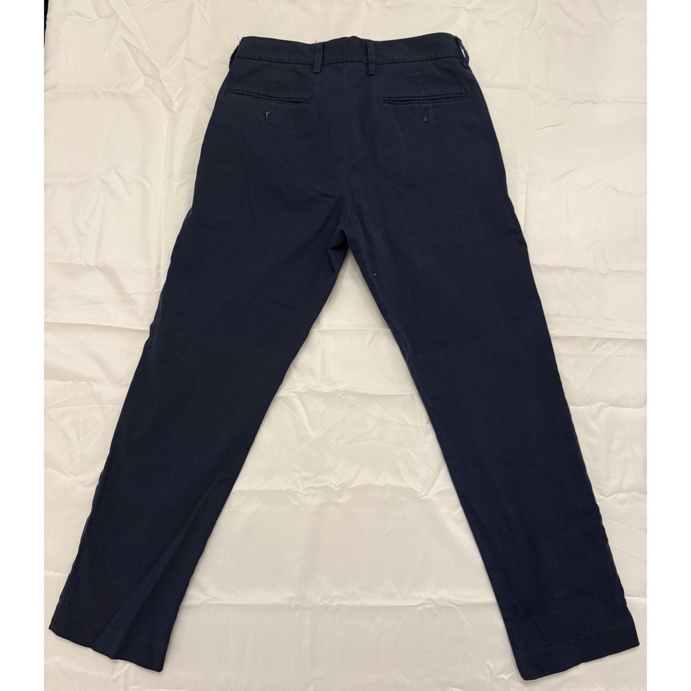 J.Crew Mens Bedford Chino Pants Size 30x30 Blue Navy Casual Preppy Office Work - Picture 2 of 9